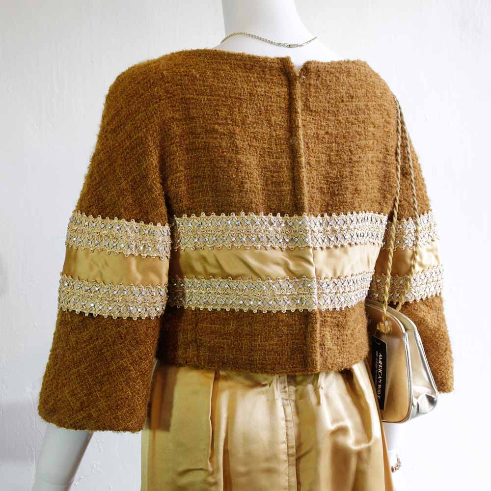 1960's sati and wool long dress