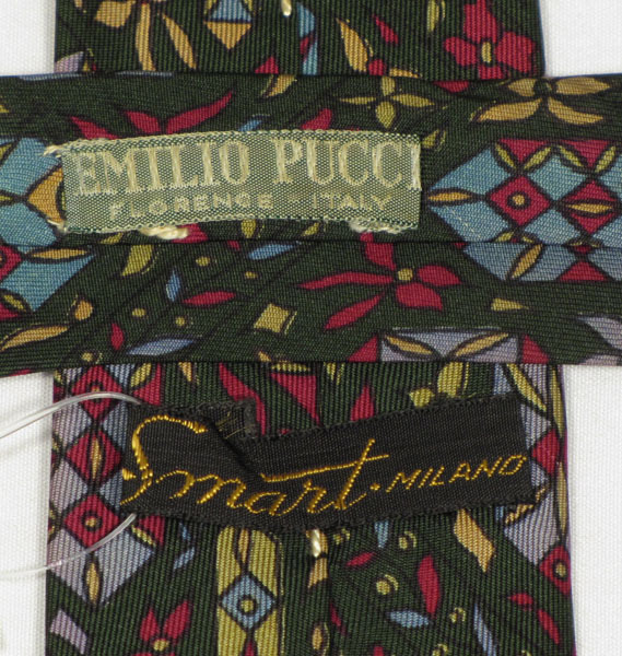 EMILIO PUCCI エミリオプッチ シルクネクタイ メンズ 50年代 60年代 