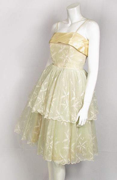 1950's ビンテージ レースドレス ワンピース