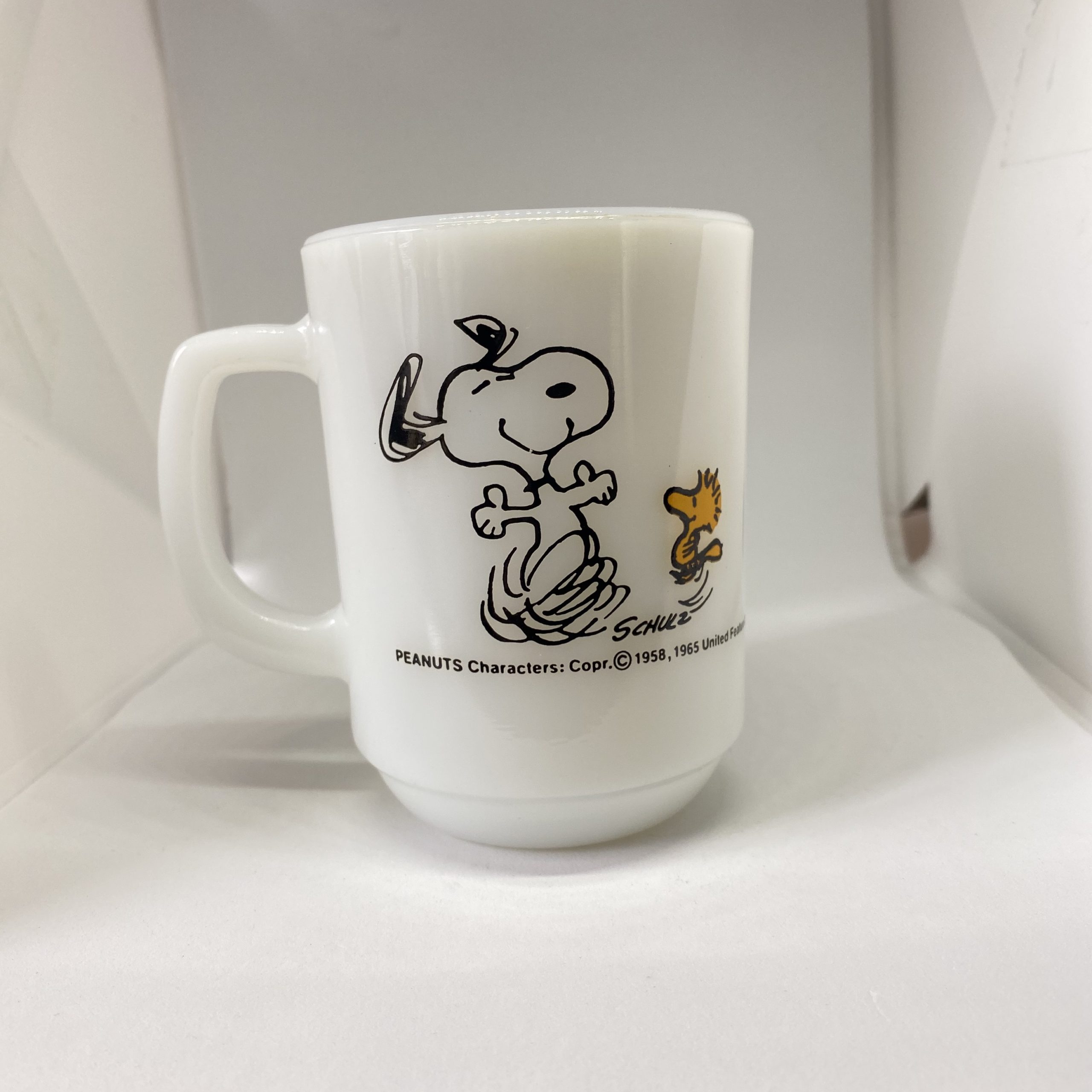 ファイヤーキング マグ スヌーピー ピーナッツ 60 S 1960年代 Snoopy Peanuts Joy Mug Cup ヴィンテージ American Wave
