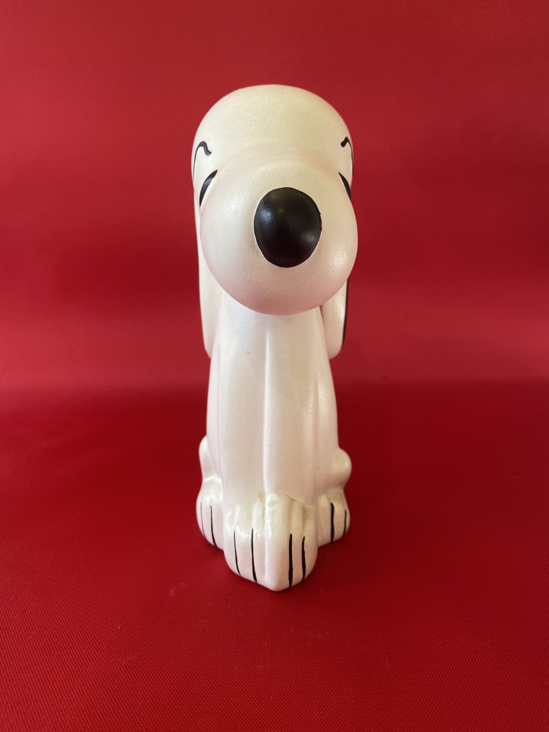 スヌーピー ビンテージ ハンドメイド フィギュア 1965年 60 S ピーナッツ 陶器 Snoopy Peanut Ceramic Figure Handmade American Wave