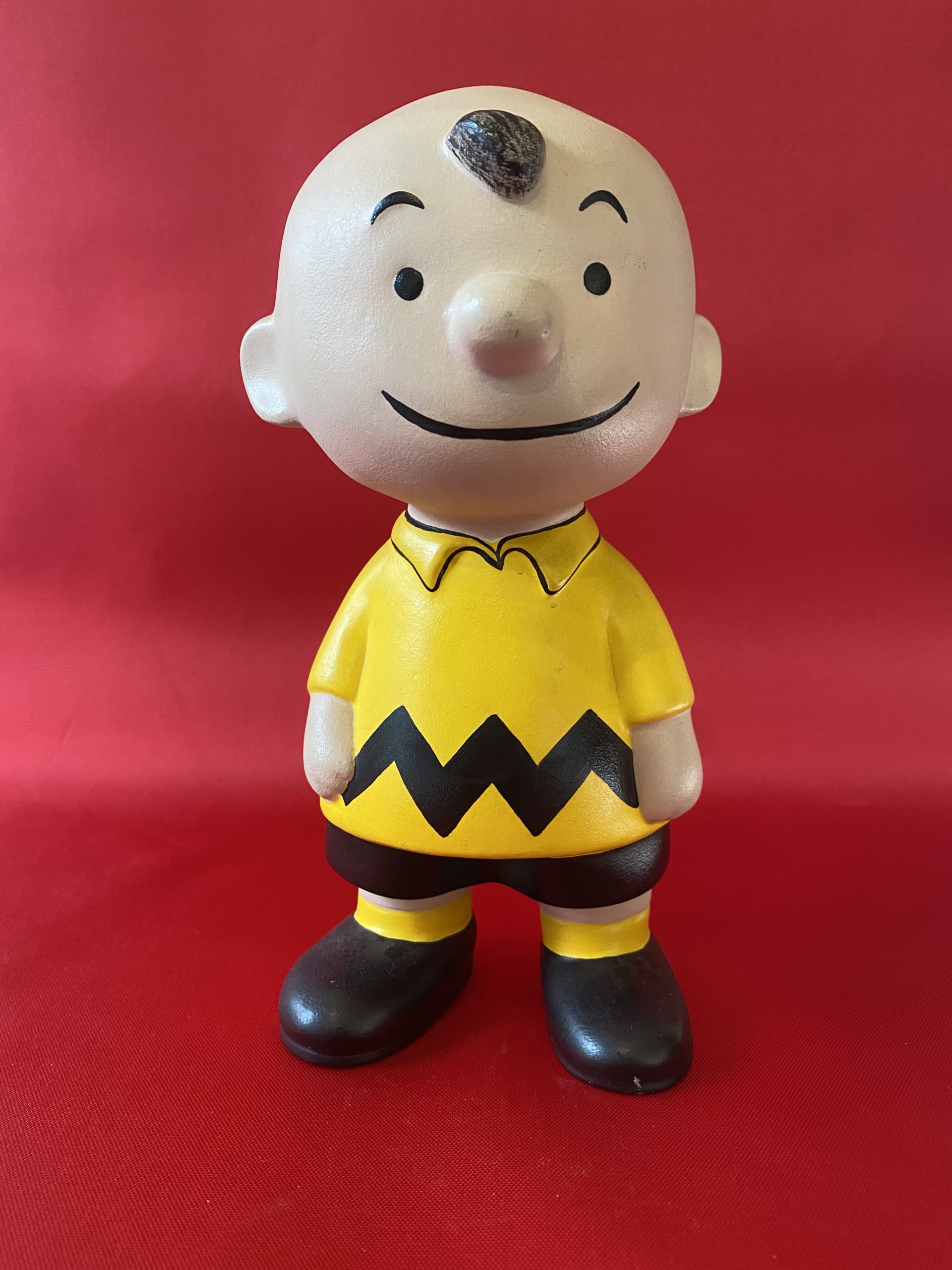 チャーリーブラウン ビンテージ ハンドメイド フィギュア 1965年 60’s ピーナッツ 陶器 Peanuts Charlie Brown  ceramic figure Handmade