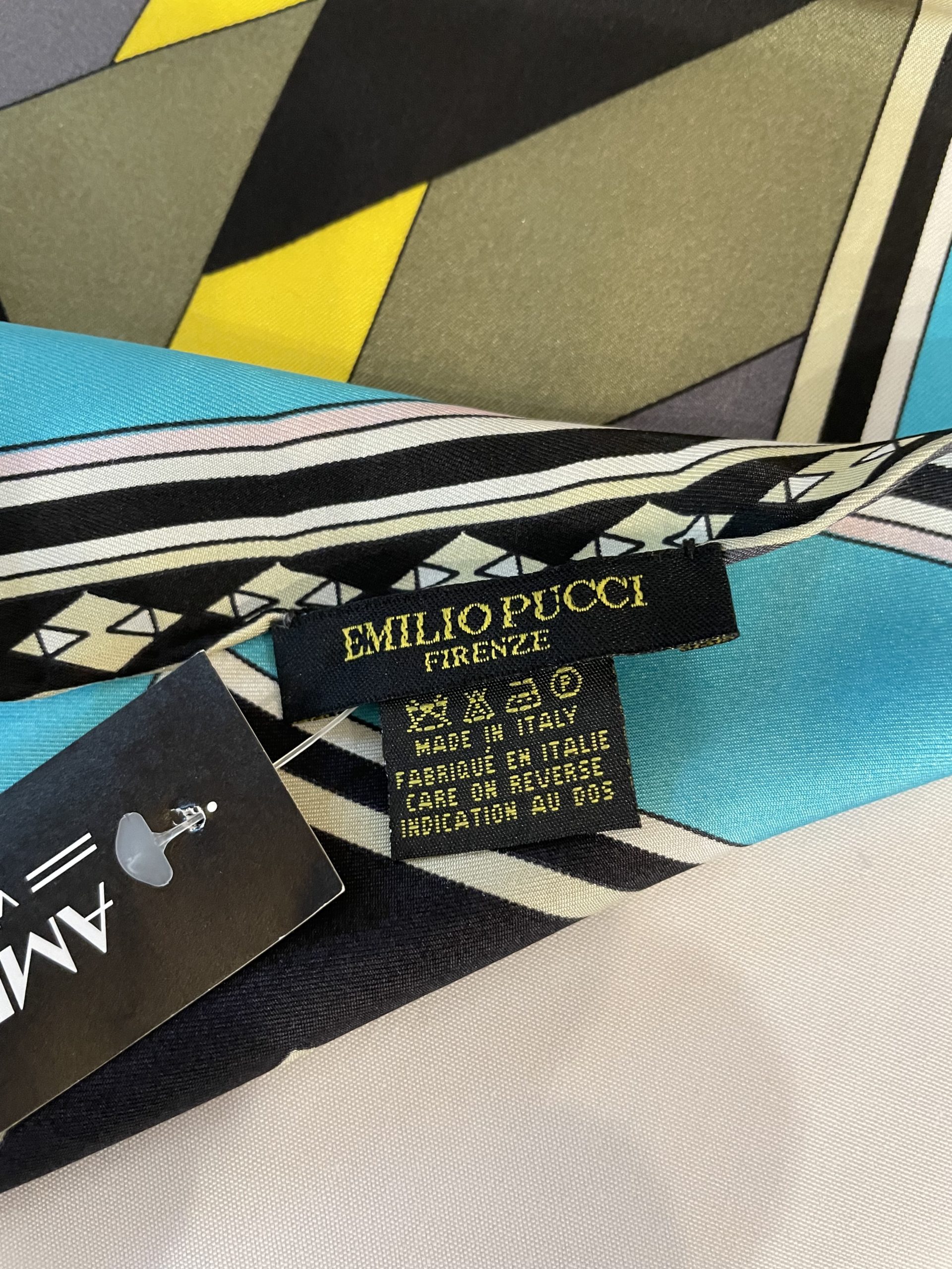 Emilio Pucci エミリオプッチ シルクスカーフ 90年代 silk scarf