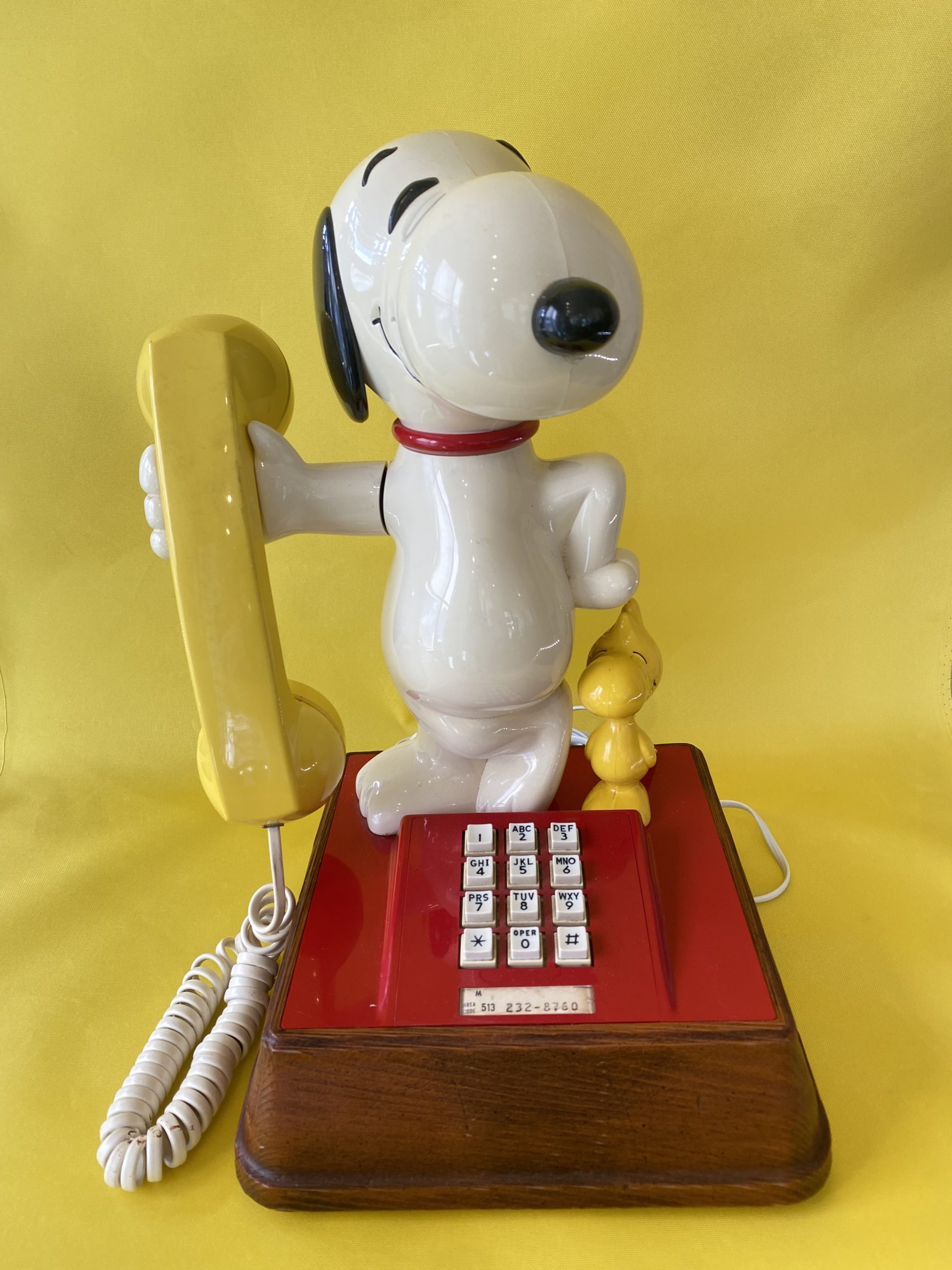 1970年代 スヌーピー 電話 Snoopy Phone