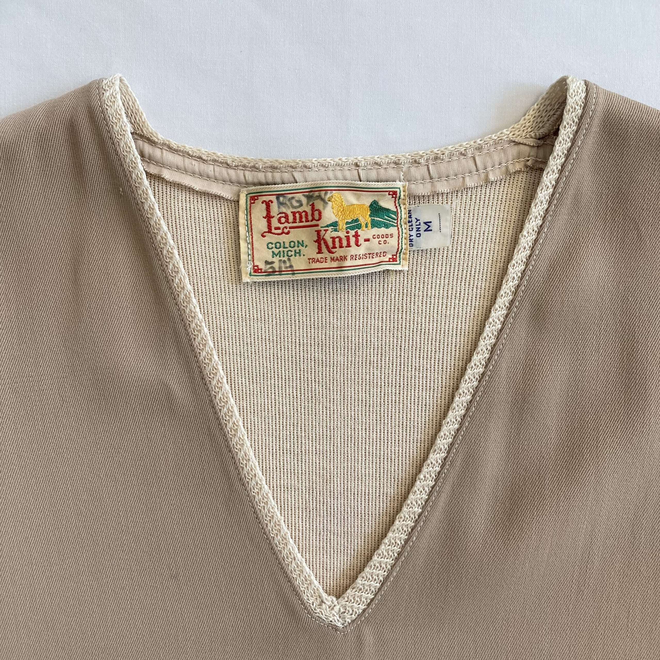 40-50s Rayon Knit Vest 40-50年代 レーヨンニットベスト