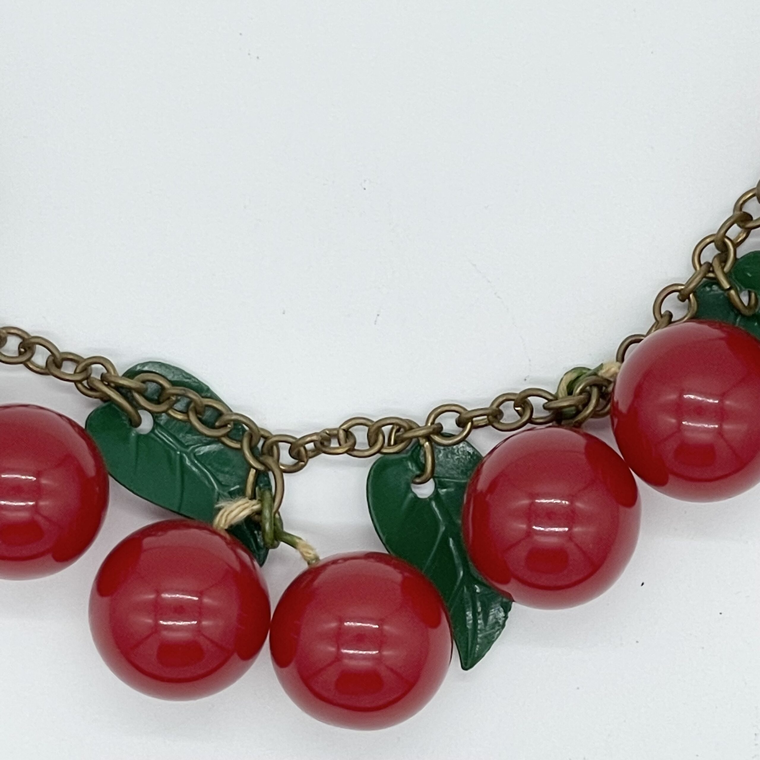 1930/40年代 さくらんぼ ネックレス ベークライト 1930/40’s Bakelite Necklace Cherry