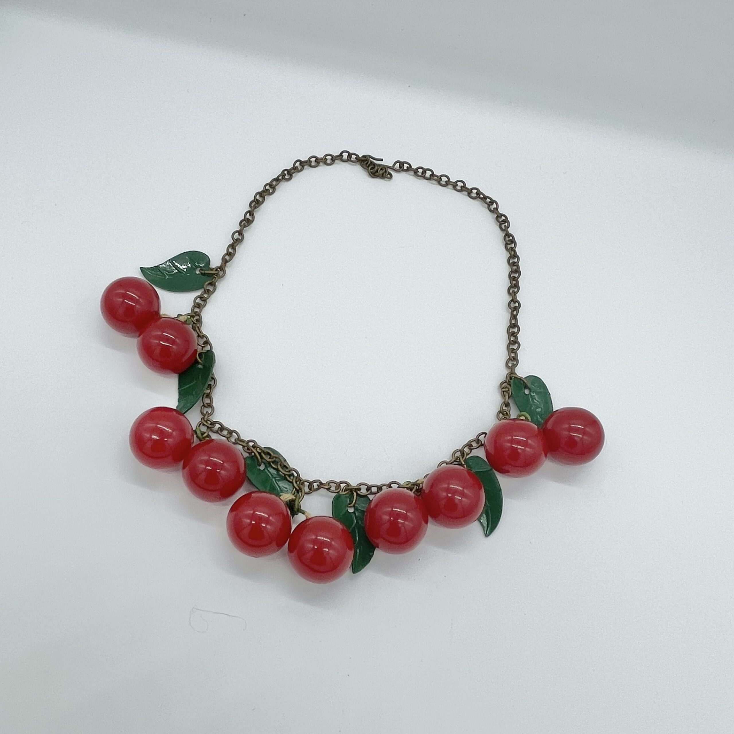 1930/40年代 さくらんぼ ネックレス ベークライト 1930/40’s Bakelite Necklace Cherry
