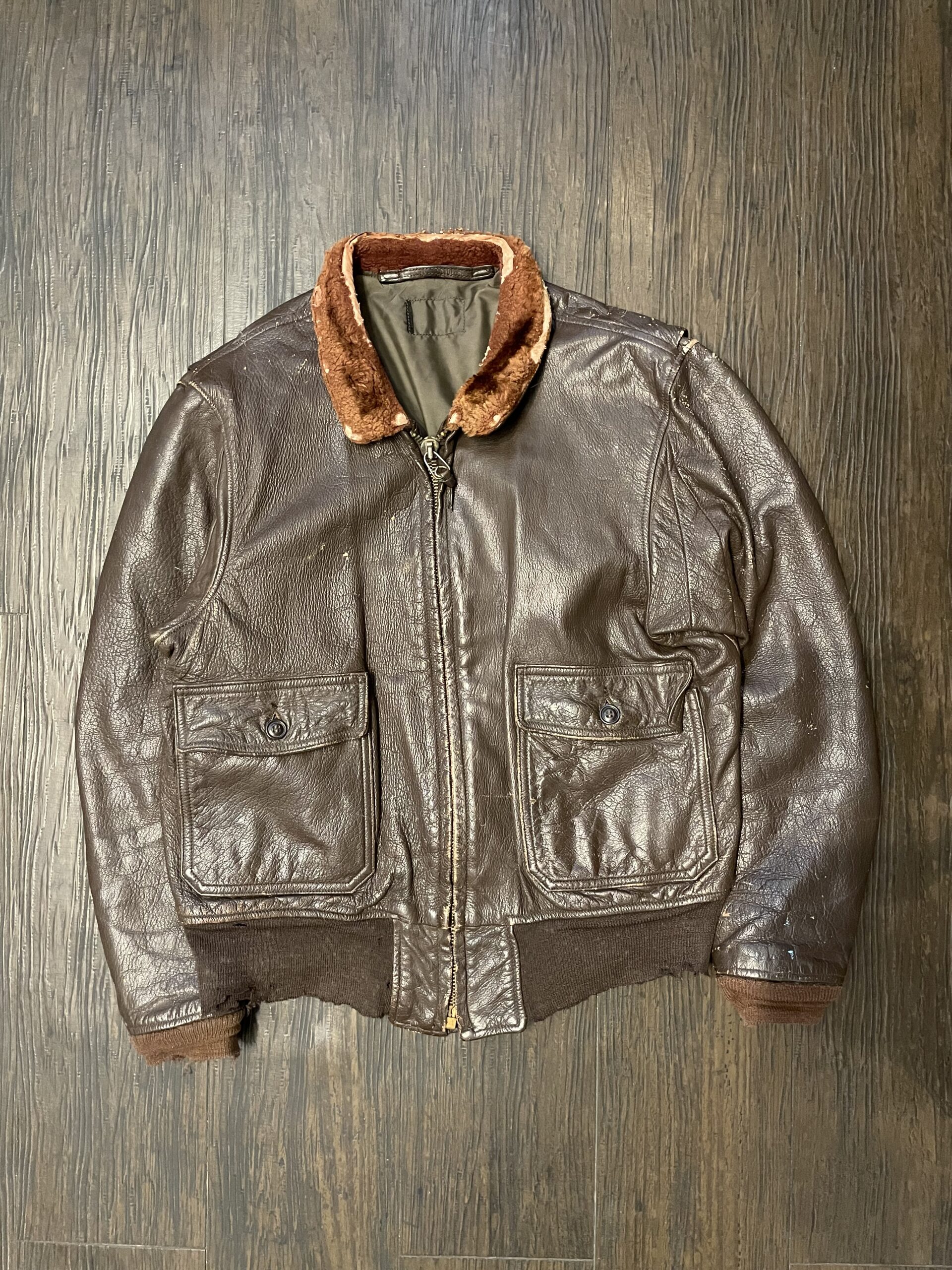 17,150円SCHOTT G-1ジャケット USNパンチ　サイズ：50