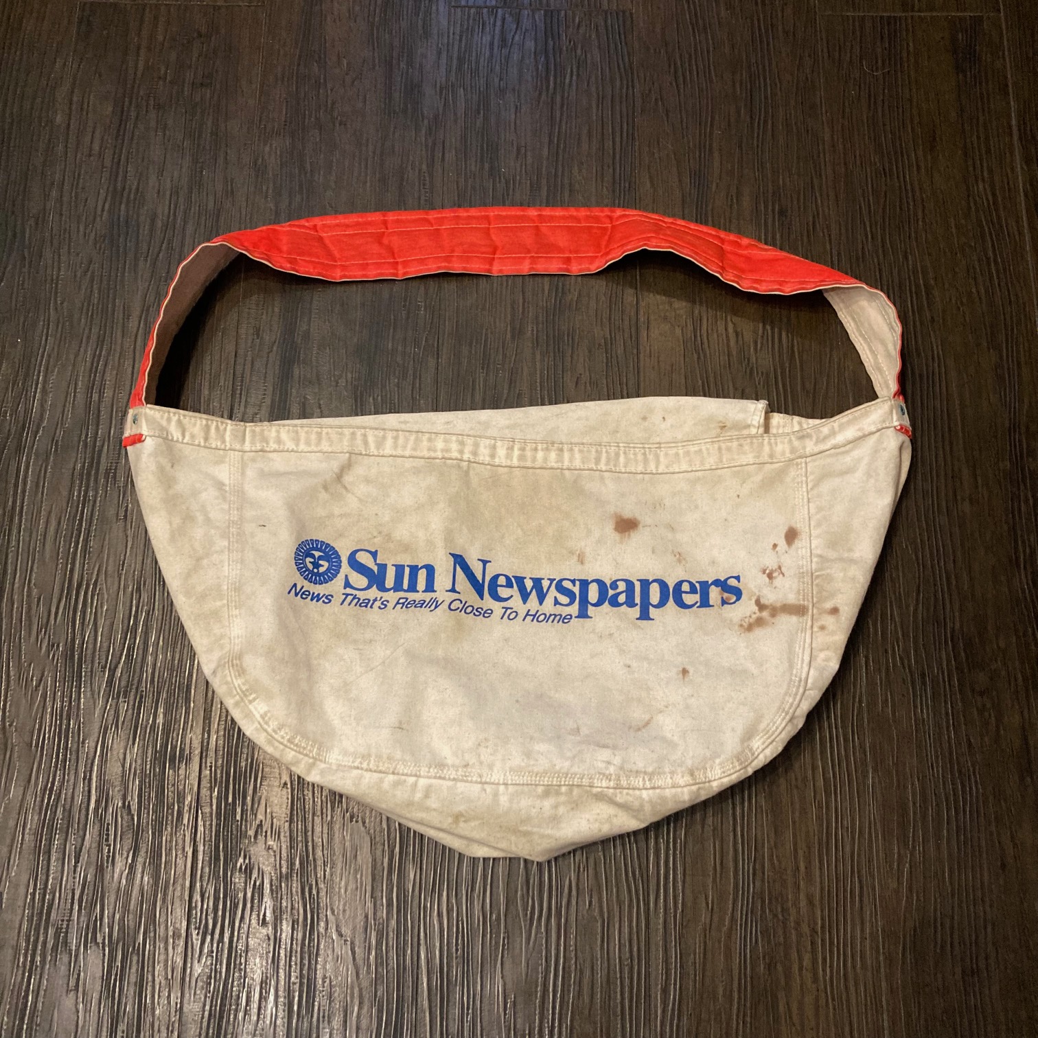 80s ニュースペーパーバッグ “Sun Newspapers” | ヴィンテージショップ 